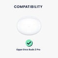 Silicone Case for Oppo Enco Buds 2 Pro Don't Touch My Headphones Design