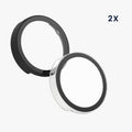 kwmobile Glass Case for Huawei Watch GT6 41mm Protective Full-Body Fitness Tracker Case Set