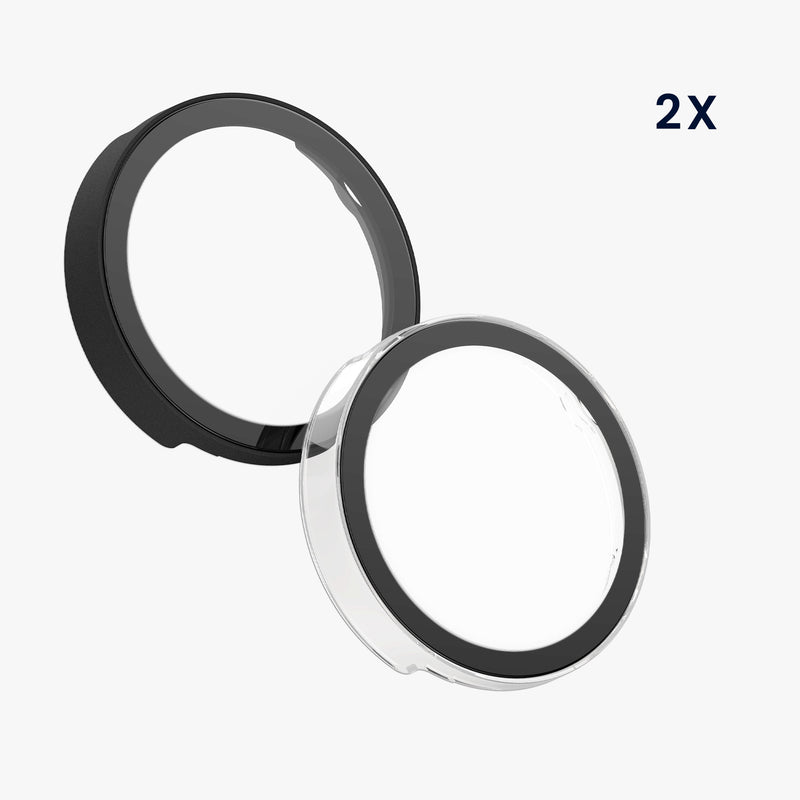 kwmobile Glass Case for Huawei Watch GT6 41mm Protective Full-Body Fitness Tracker Case Set