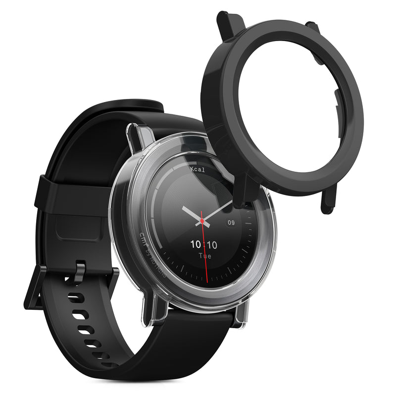 kwmobile Glass Case for CMF Watch 3 Pro Protective Cover Fullbody Fitness Tracker Case Set
