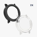 kwmobile Glass Case for CMF Watch 3 Pro Protective Cover Fullbody Fitness Tracker Case Set