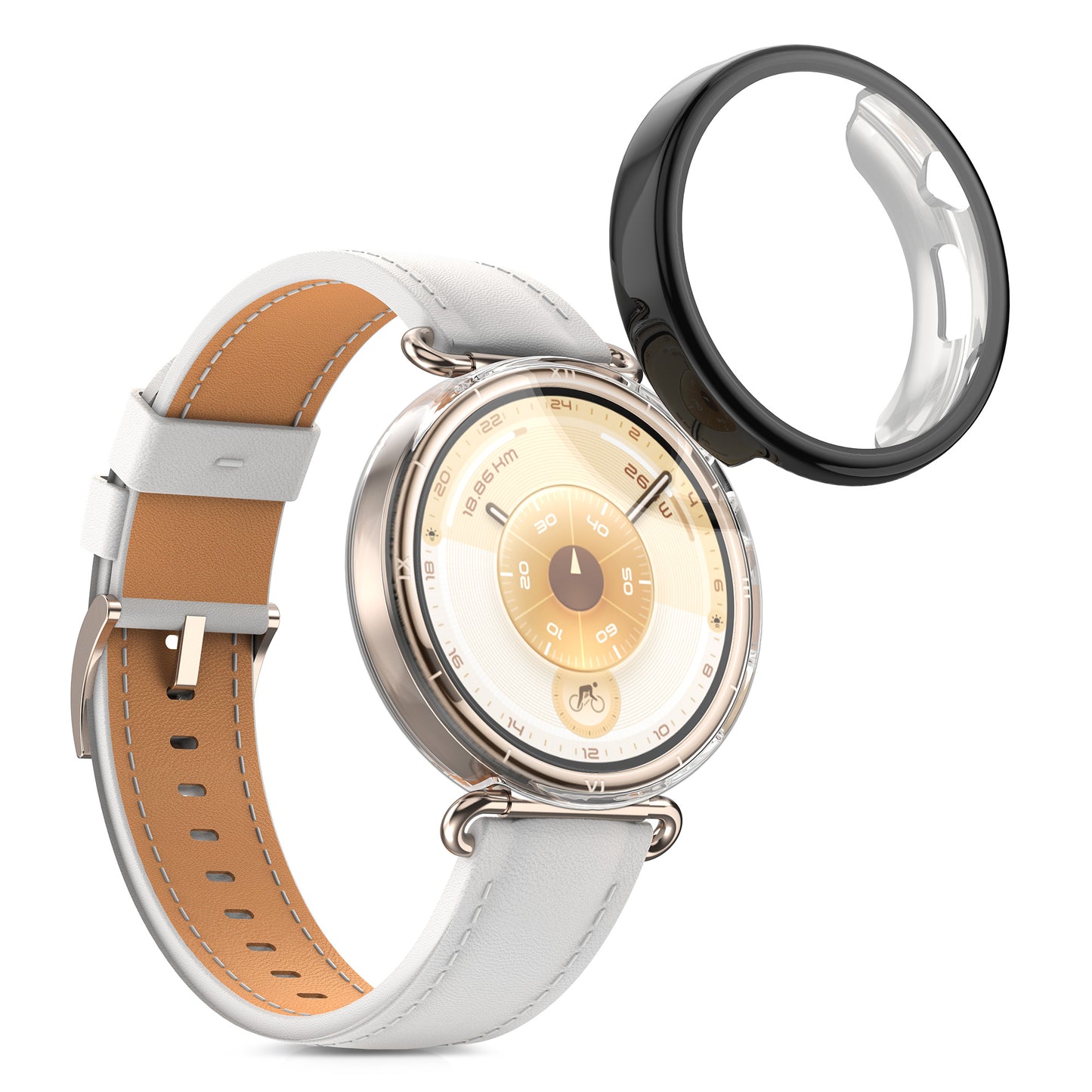 kwmobile Case for Huawei Watch GT6 41mm Fullbody Display Cover Set