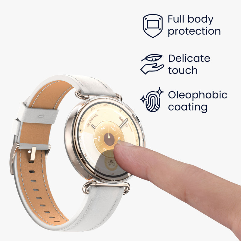 kwmobile Case for Huawei Watch GT6 41mm Fullbody Display Cover Set