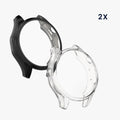 kwmobile Silicone Case for Huawei Watch GT6 46mm Protective Cover Full Body Display Cover Set