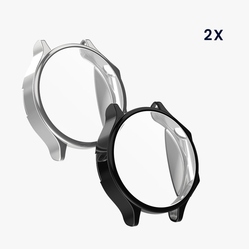 kwmobile Protective Case for OnePlus Watch 3 / Oppo Watch X2 Fullbody Display Cover Set