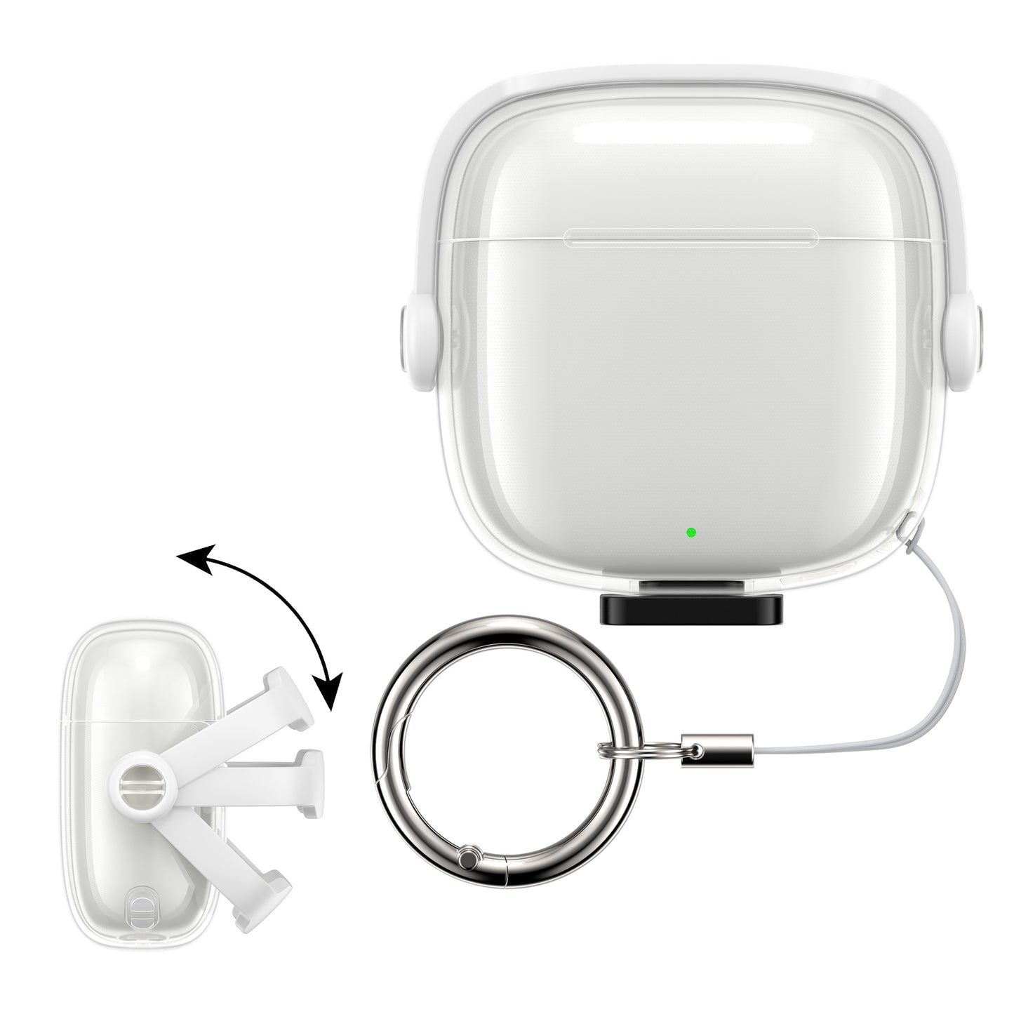 kwmobile Headphone Case compatible with Huawei FreeBuds SE2 / SE3 Case Headphones Cover with Security Lock