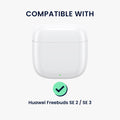 kwmobile Headphone Case compatible with Huawei FreeBuds SE2 / SE3 Case Headphones Cover with Security Lock