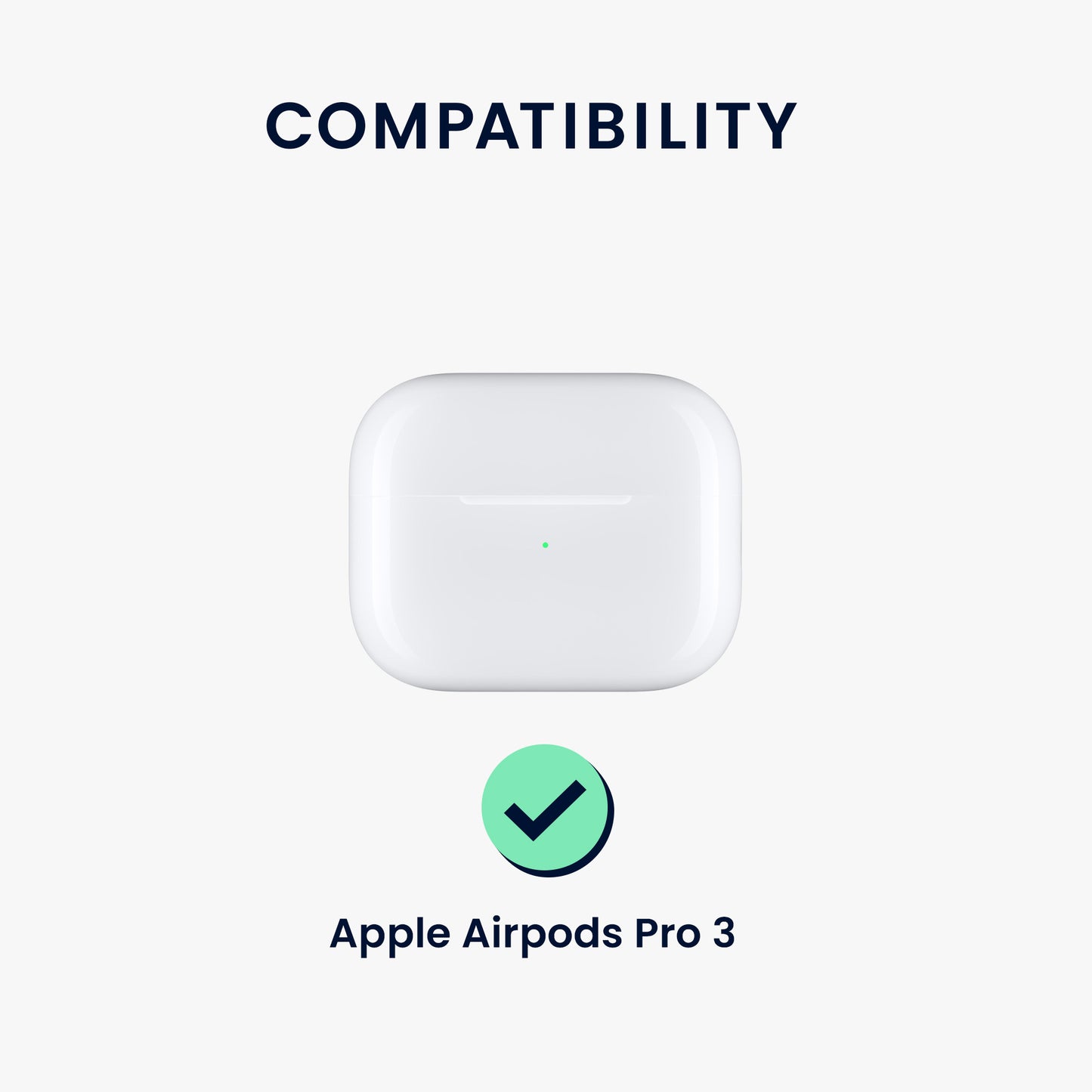 kwmobile Case Compatible with Apple Airpods Pro 3 Headphone Case Cover