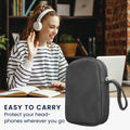 kwmobile Headphone Case for Over-Ear Headphones compatible with Sony WH-CH520 / WH-CH510 / MDR-ZX110 Case - Headphone Cover with Zipper