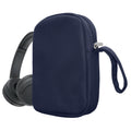 kwmobile Kopfhörer Tasche für Over Ear Headphones kompatibel mit Sony WH-CH520 / WH-CH510 / MDR-ZX110 Case - Kopfhörer Hülle mit Reißverschluss - Dunkelblau Dunkelblau  