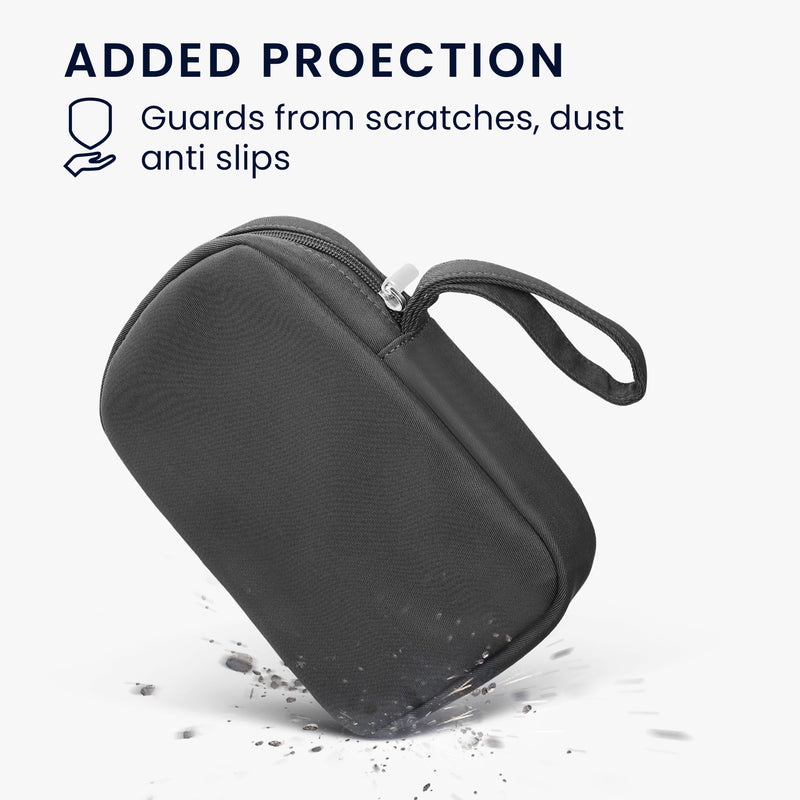 kwmobile Headphone Case for Over-Ear Headphones compatible with Headset / Overear Headphone Case - Headphone Cover with Zipper