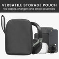 kwmobile Headphone Case for Over-Ear Headphones compatible with Headset / Overear Headphone Case - Headphone Cover with Zipper