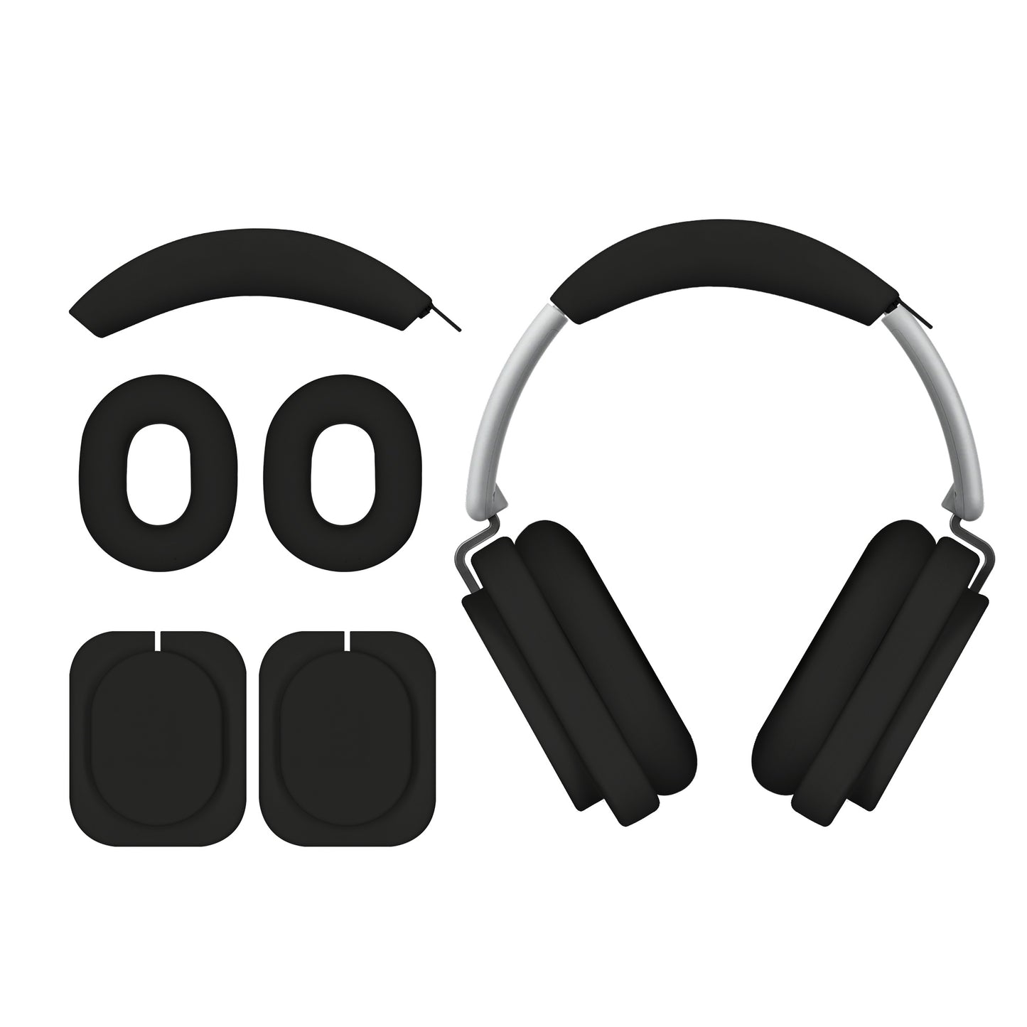 kwmobile 3in1 Headphone Case for Over-Ear Headphones compatible with Nothing Headphone (1) Cover