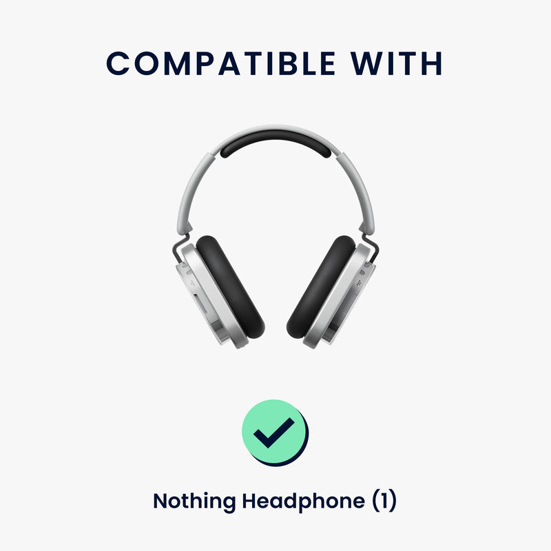 kwmobile 3in1 Headphone Case for Over-Ear Headphones compatible with Nothing Headphone (1) Cover