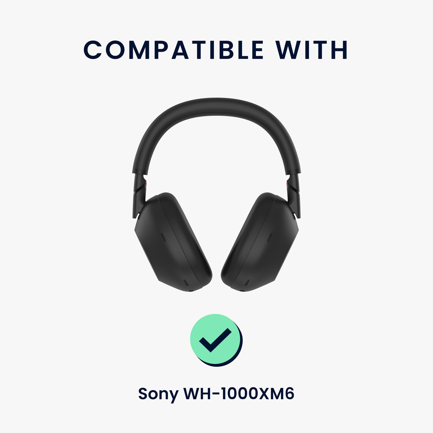 kwmobile 3in1 Headphone Case for Over-Ear Headphones compatible with Sony WH-1000XM6 Cover