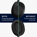 kwmobile 3in1 Headphone Case for Over-Ear Headphones compatible with Sony WH-1000XM6 Cover