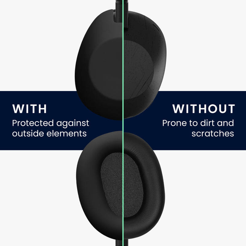 kwmobile 3in1 Headphone Case for Over-Ear Headphones compatible with Sony WH-1000XM6 Cover