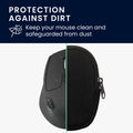 kwmobile Mouse Case compatible with Logitech M720 TRIATHLON / M705 MARATHON - Case for Bluetooth Mouse made of sturdy neoprene fabric