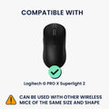 kwmobile Mouse Pouch compatible with Logitech G PRO X Superlight 2 Case - Cover for Bluetooth Mouse made of Durable Neoprene Fabric
