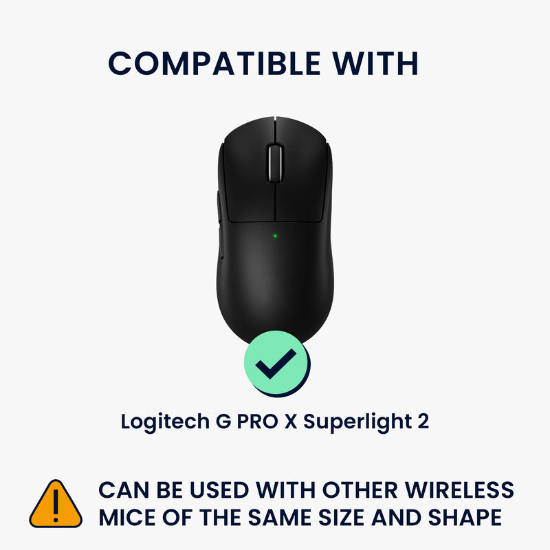 kwmobile Mouse Pouch compatible with Logitech G PRO X Superlight 2 Case - Cover for Bluetooth Mouse made of Durable Neoprene Fabric