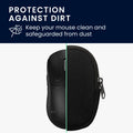 kwmobile Mouse Pouch compatible with Logitech G PRO X Superlight 2 Case - Cover for Bluetooth Mouse made of Durable Neoprene Fabric