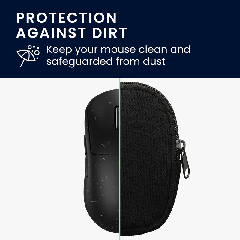 kwmobile Mouse Pouch compatible with Logitech G PRO X Superlight 2 Case - Cover for Bluetooth Mouse made of Durable Neoprene Fabric
