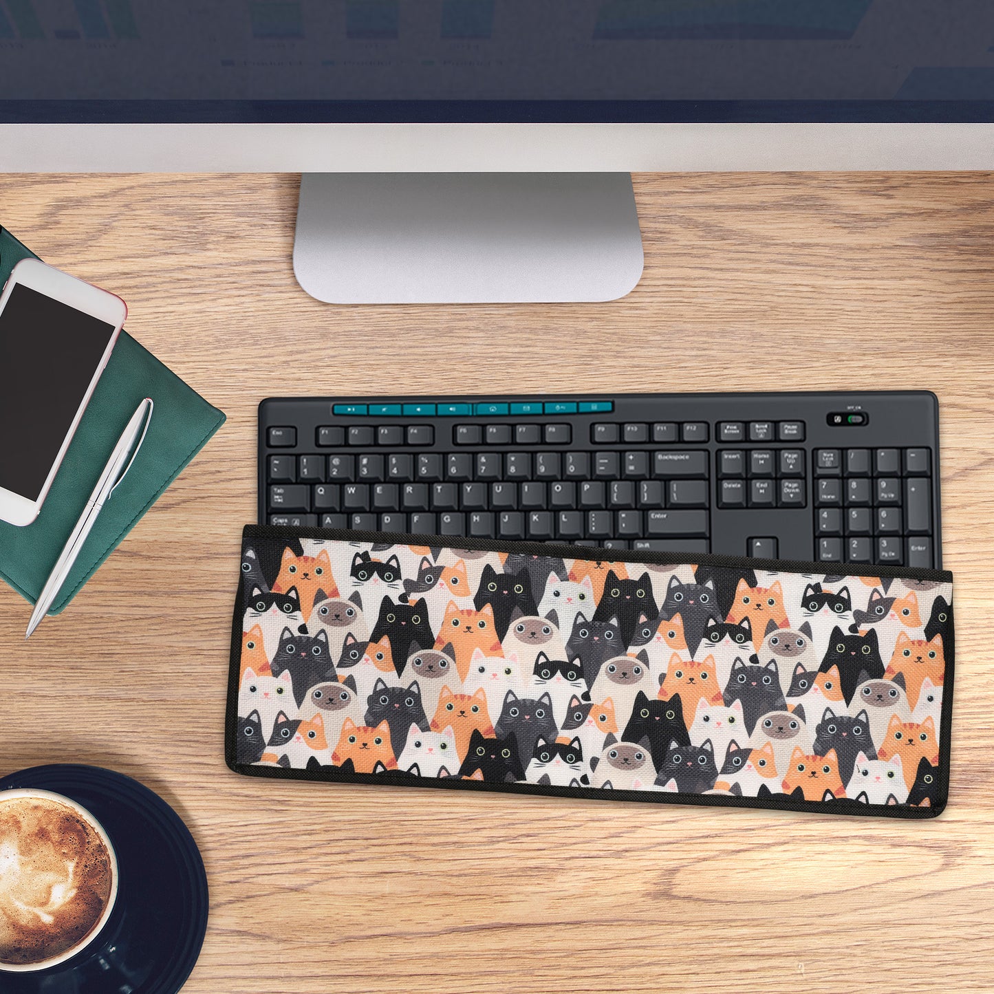 kwmobile Keyboard Cover for Logitech MK270 Wireless Dust Protection Keyboard Protector Cover