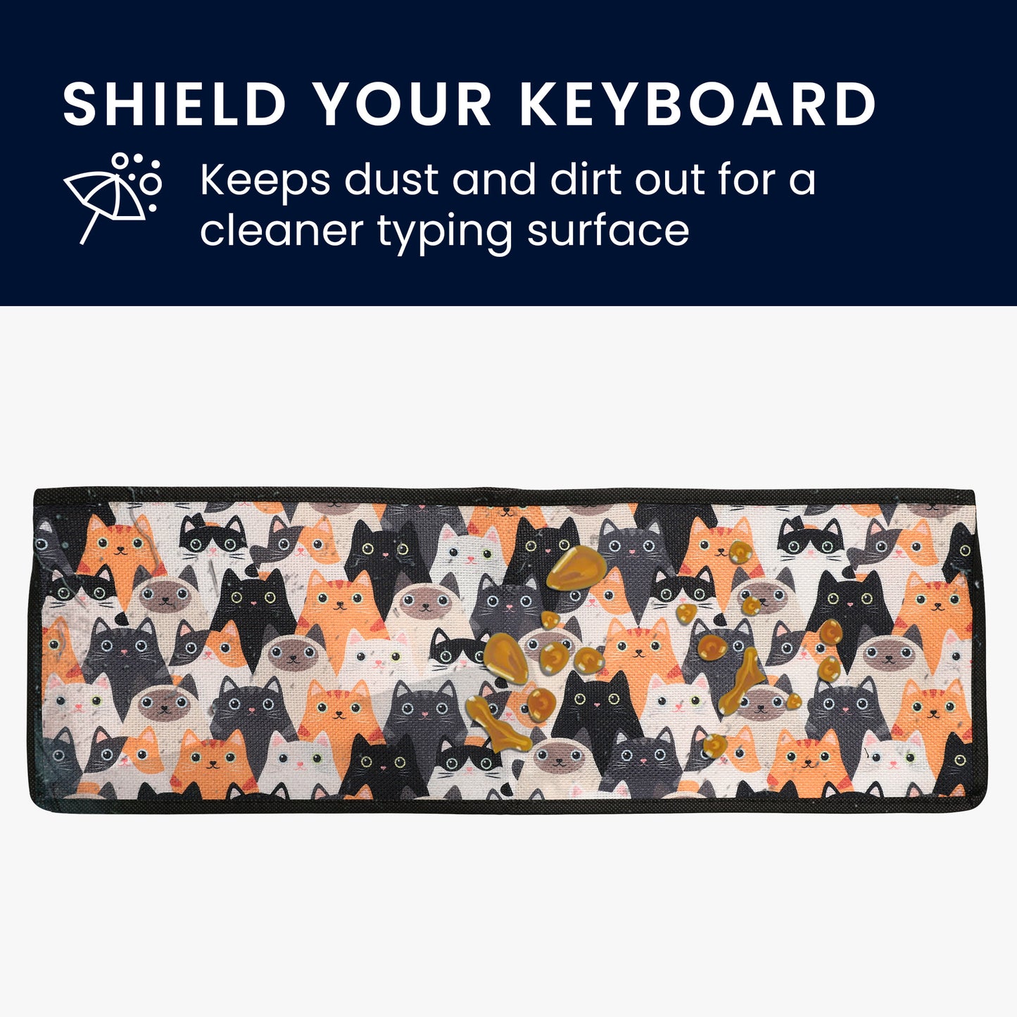 kwmobile Keyboard Cover for Logitech MX Keys Wireless Dust Cover Keyboard Protector Protective Cover