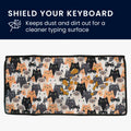 kwmobile Keyboard Cover for Universal Keyboard - 52 x 24.5 cm Dust Cover - Keyboard Protector