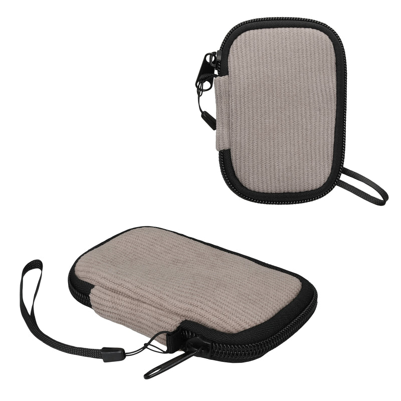 kwmobile In-Ear Headphone Case compatible with in-ear Headphones Cover - Cord Cover Case - 6 x 9 cm Inner Dimensions - Pouch