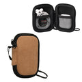 kwmobile In-Ear Kopfhörer Tasche kompatibel mit in-ear Headphones Hülle - Cord Cover Case - 6 x 9 cm Innenmaße - Etui in Beige Beige  