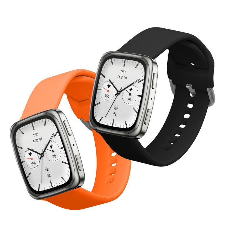 kwmobile Watch Strap for Garmin 20mm Amazfit Active 2 Square / Amazfit Active 2 Strap Fitness Tracker Band Set Replacement Strap Smartwatch