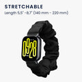 kwmobile Replacement Strap Compatible with Xiaomi Redmi Watch 5 Active / Watch 5 Lite Smartwatch Scrunchie Hair Tie Design Inner Circumference 14 - 19 cm