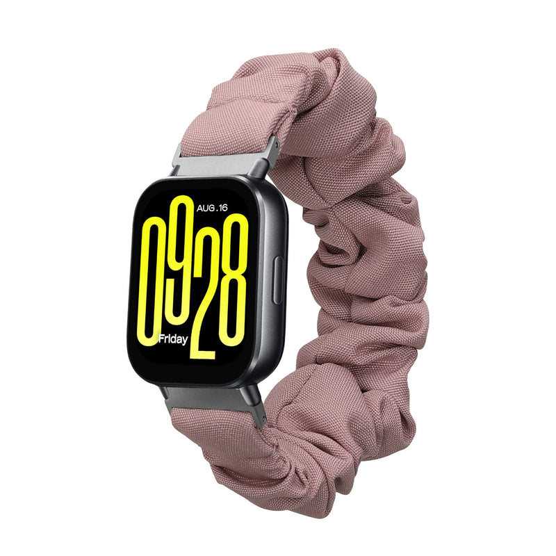 kwmobile Ersatz Armband kompatibel mit Xiaomi Redmi Watch 5 Active / Watch 5 Lite - Smartwatch Scrunchie Haargummi Design Lavendel - Innenmaße 14 - 19 cm Lavendel  