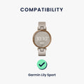 kwmobile Replacement Strap compatible with Garmin Lily Sport
