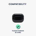 kwmobile Case Compatible with Huawei FreeBuds SE 4 ANC Case - Headphone Case - Protective Cover