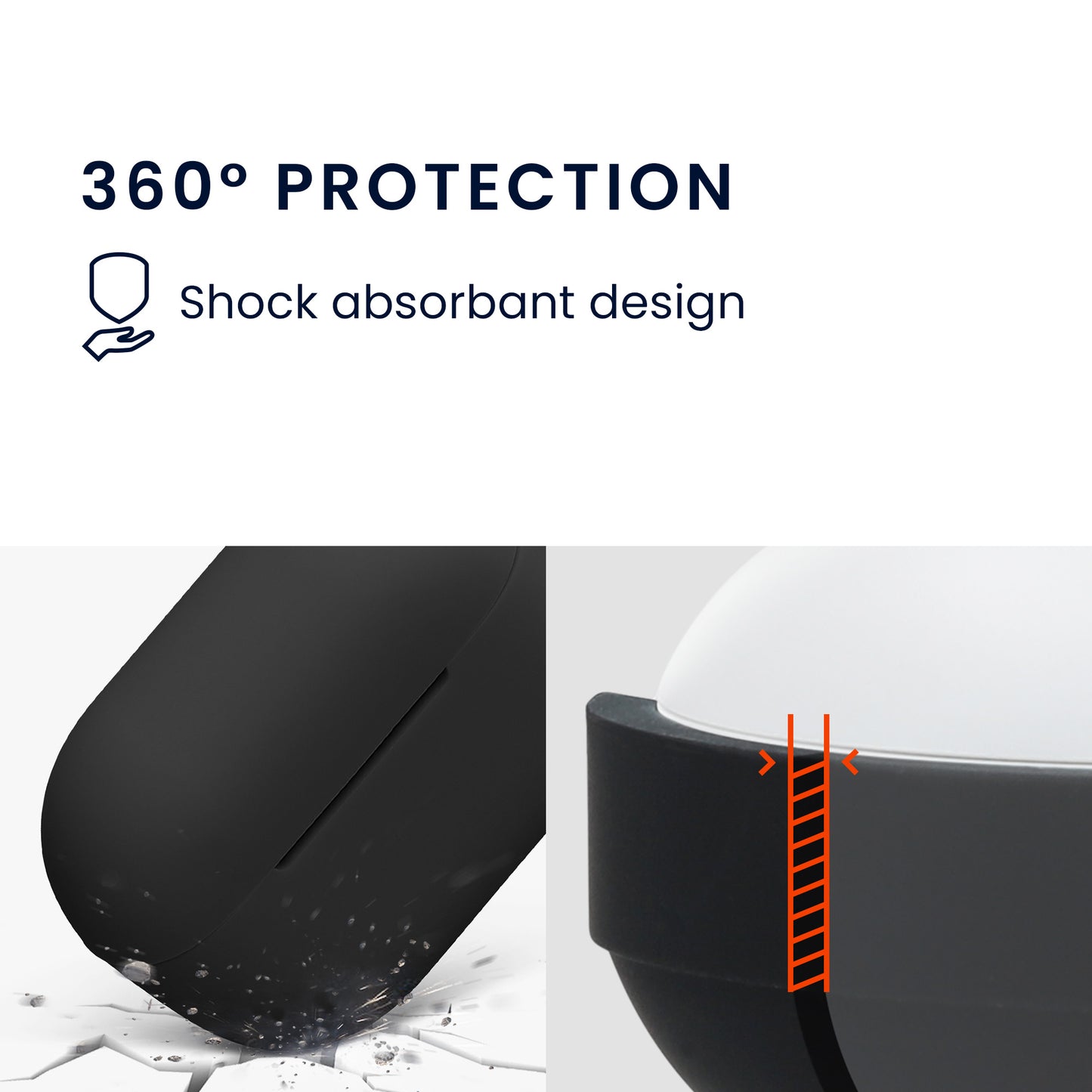 kwmobile Case Compatible with Huawei FreeBuds SE 4 ANC Case - Headphone Case - Protective Cover