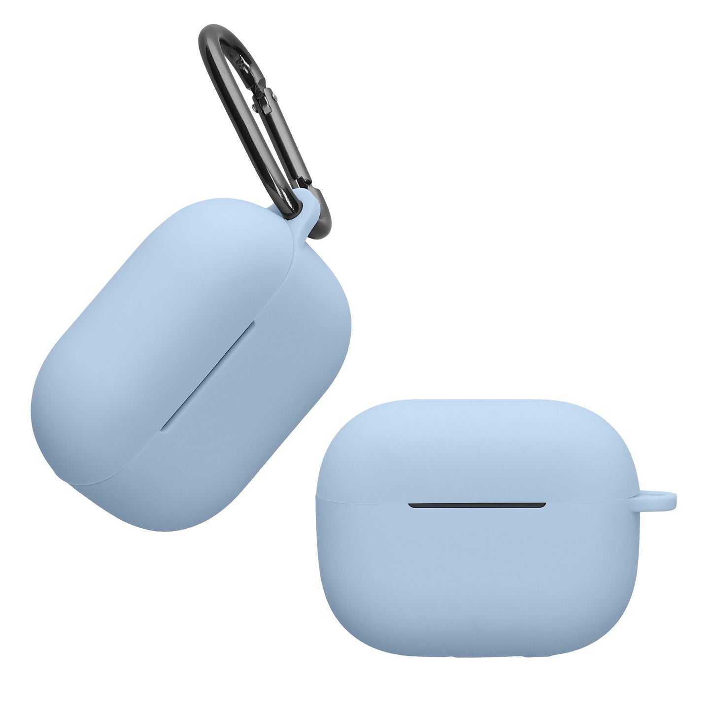 kwmobile Hülle kompatibel mit Huawei FreeBuds SE 4 ANC Hülle - Kopfhörer Case - TPU Silikon Cover - Schutzhülle in Hellblau Hellblau  