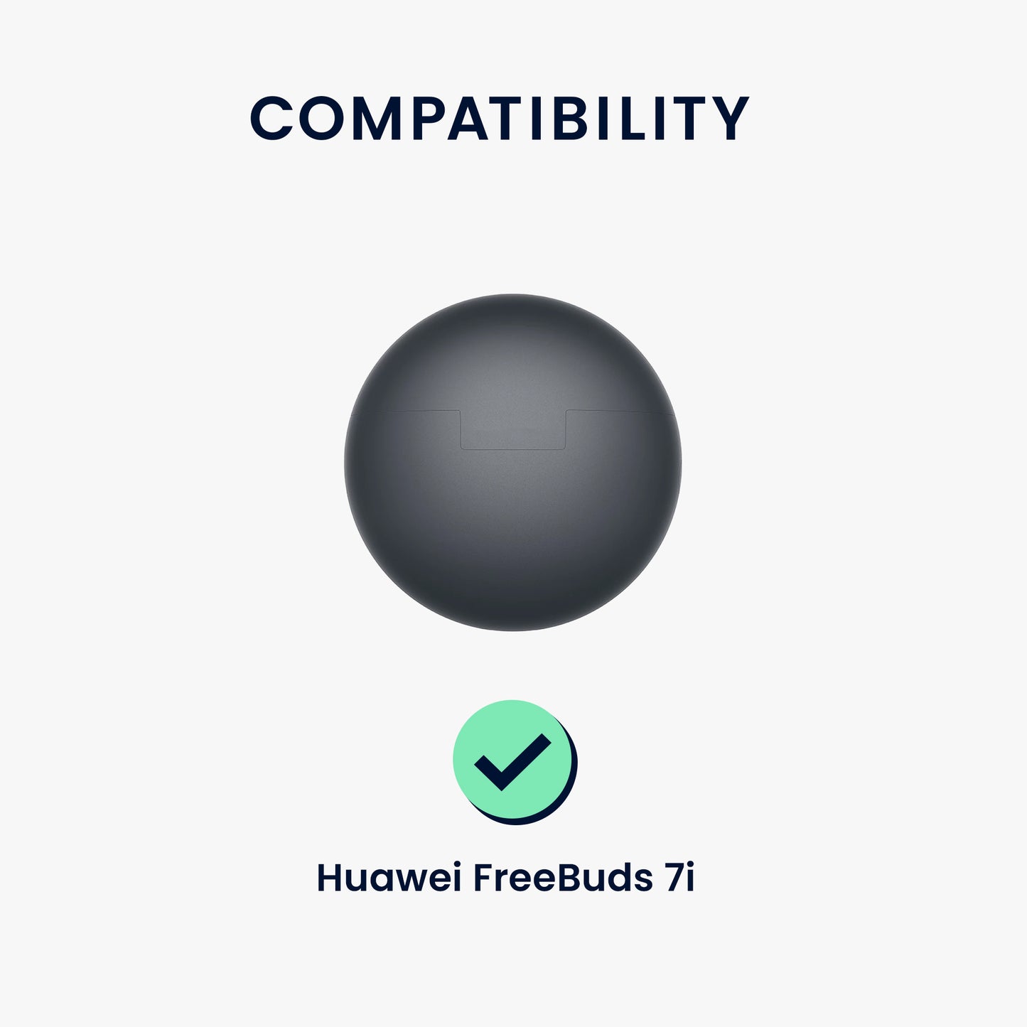 kwmobile Case Compatible with Huawei FreeBuds 7i Headphones