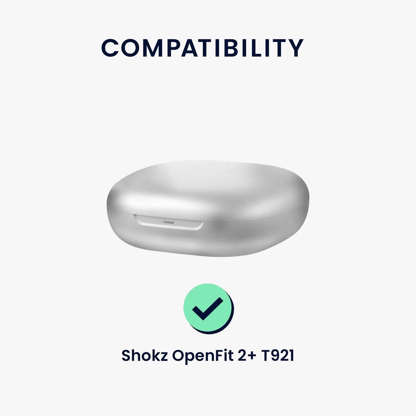 kwmobile Case Compatible with Shokz OpenFit 2+ T921 Headphones
