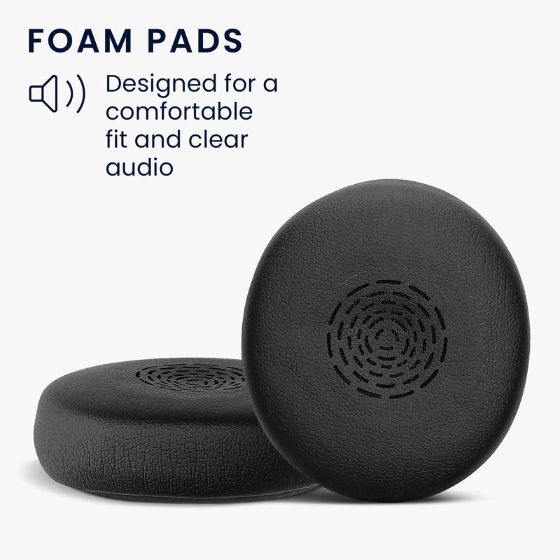 kwmobile Ear Pads for Jabra Engage 50 II / Engage 40 - Replacement Ear Cushions Headphone Spare Parts Over Ear Headphones