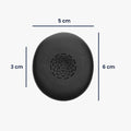 kwmobile Ear Pads for Jabra Engage 50 II / Engage 40 - Replacement Ear Cushions Headphone Spare Parts Over Ear Headphones