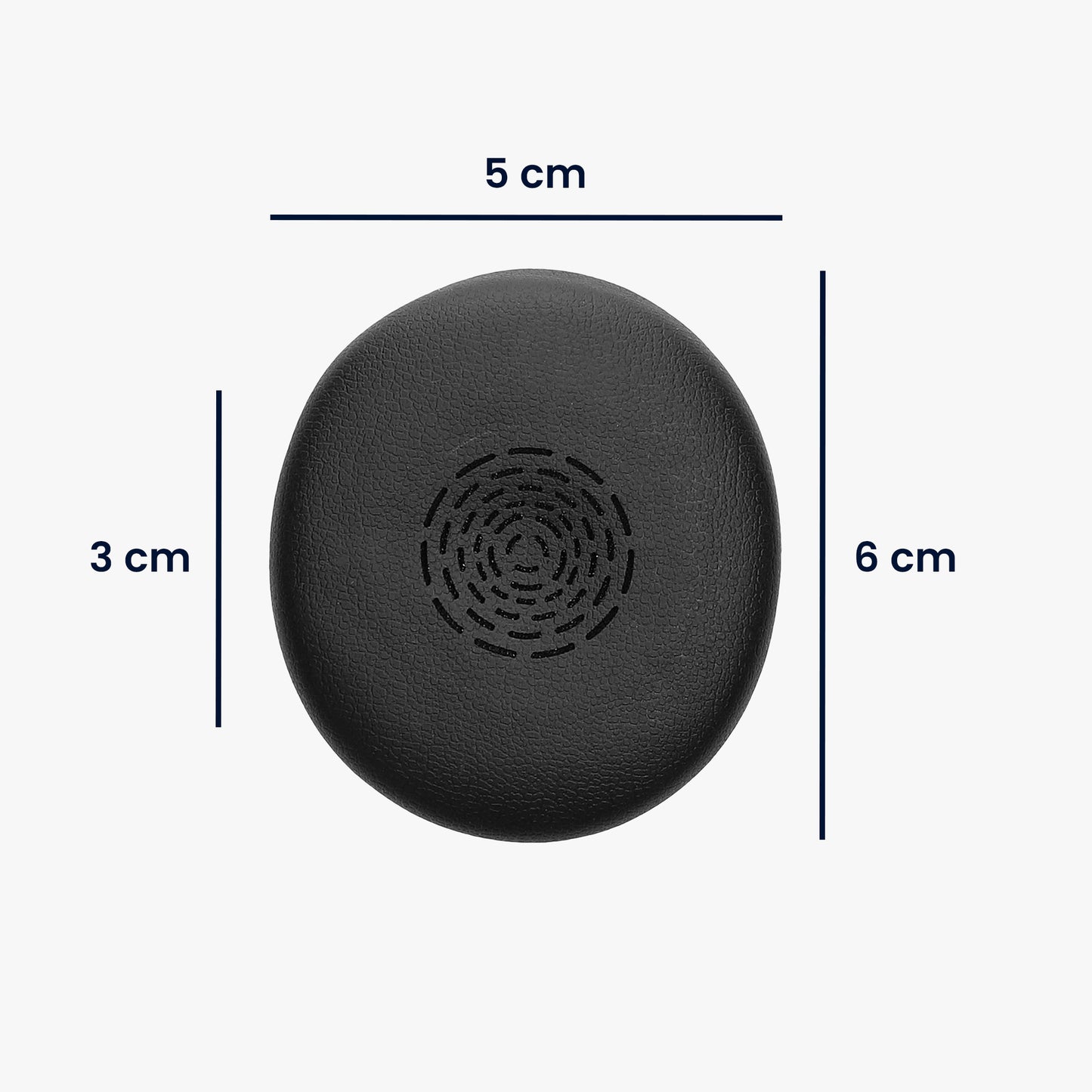 kwmobile Ear Pads for Jabra Engage 50 II / Engage 40 - Replacement Ear Cushions Headphone Spare Parts Over Ear Headphones