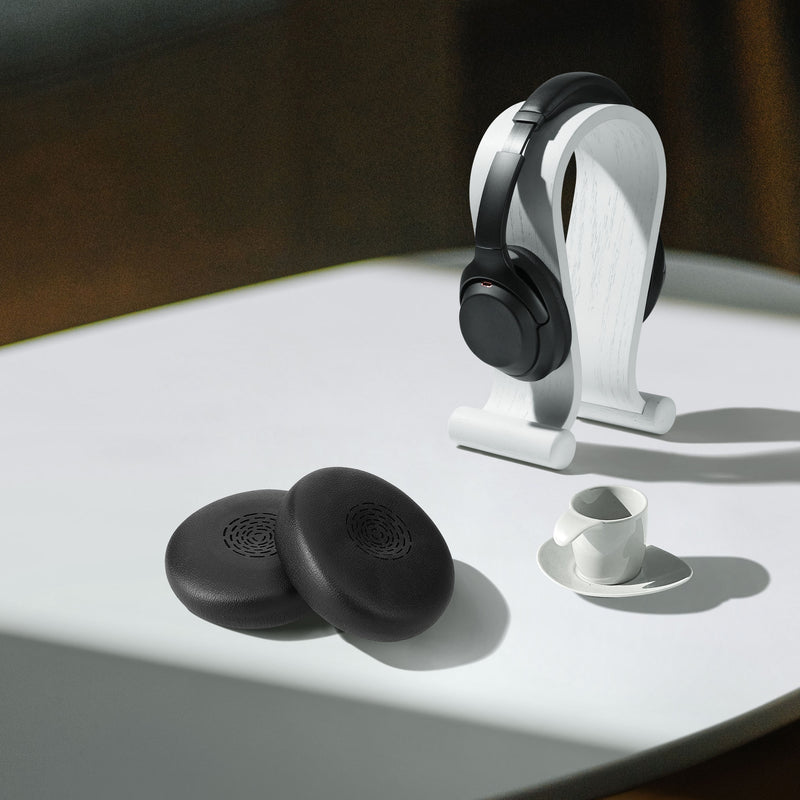kwmobile Ear Pads for Jabra Engage 50 II / Engage 40 - Replacement Ear Cushions Headphone Spare Parts Over Ear Headphones