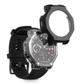kwmobile Glass Case for Amazfit T-Rex3 Pro 48mm Protective Case Fullbody Fitness Tracker Case Set