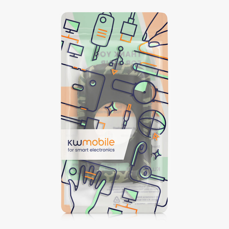 kwmobile Case Compatible with Garmin Edge 850 / 550 Back Cover for Bike GPS Computer Protective Cover Bike Computer