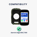 kwmobile Case Compatible with Garmin Edge 850 / 550 Back Cover for Bike GPS Computer Protective Cover Bike Computer