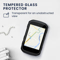 kwmobile Screen Protector compatible with Garmin Edge 850 / 550 - Tempered Glass Protector Set for Bike GPS - Display Protection for Bike Computer