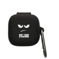 kwmobile Hülle kompatibel mit Sennheiser ACCENTUM True Wireless Hülle - Silikon Kopfhörer Schutzhülle Case Cover Weiß Schwarz Schwarz Weiß  [dsg01]