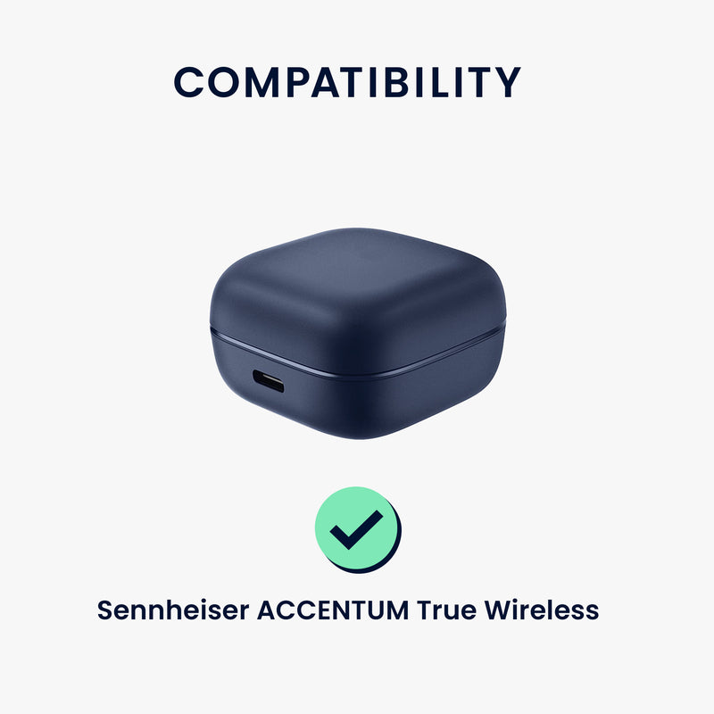 Silicone Case for Sennheiser ACCENTUM True Wireless Don't touch my Headphones Design